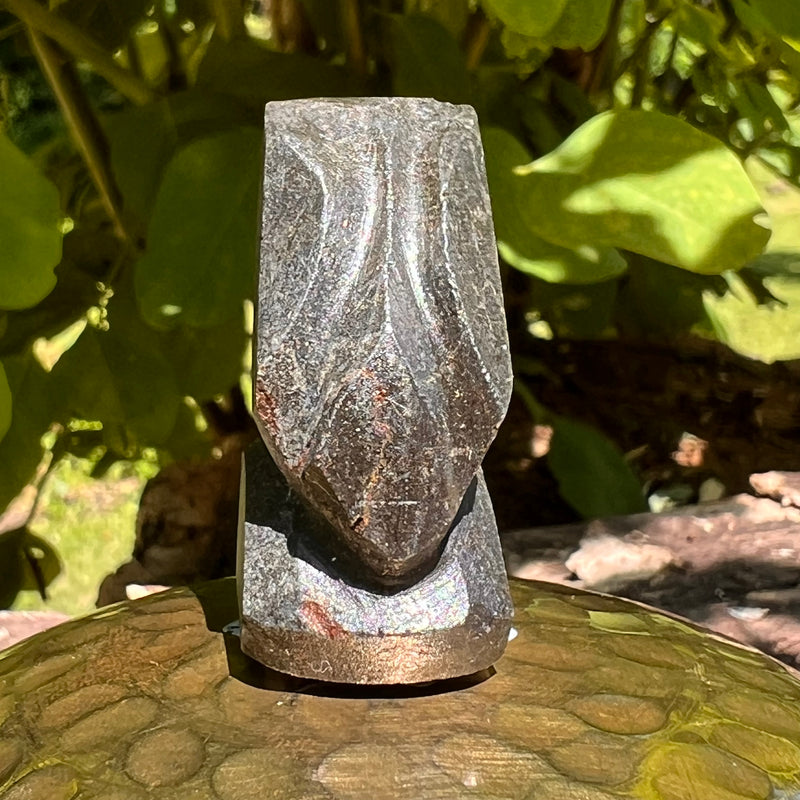 Alien Crystal Carving - Alienite® Star Being #23-Moldavite Life