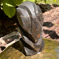 Alien Crystal Carving - Alienite® Star Being #24-Moldavite Life