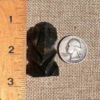 Alien Crystal Carving - Alienite® Star Being #24-Moldavite Life