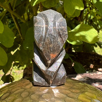 Alien Crystal Carving - Alienite® Star Being #24-Moldavite Life