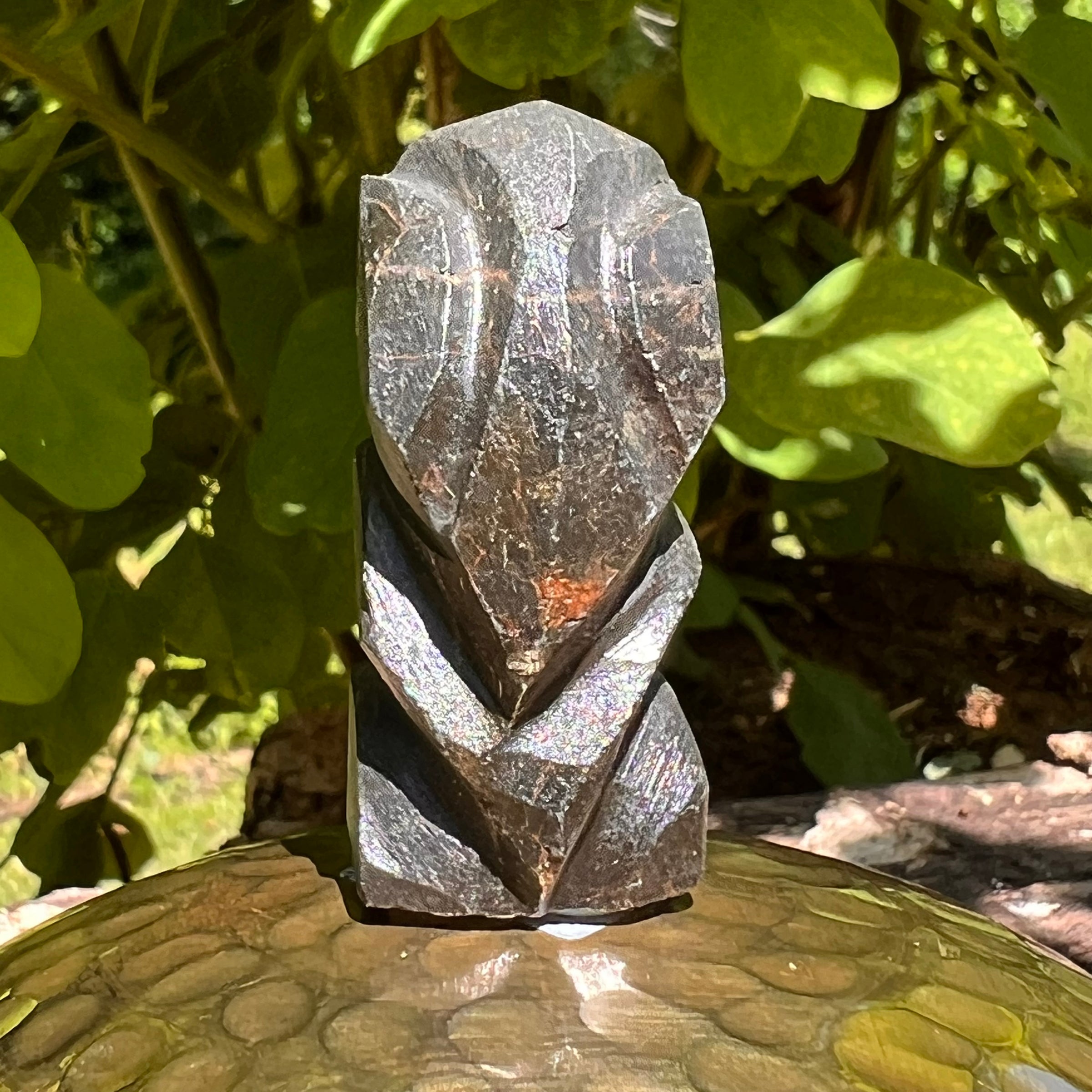 Alien Crystal Carving - Alienite® Star Being #24-Moldavite Life