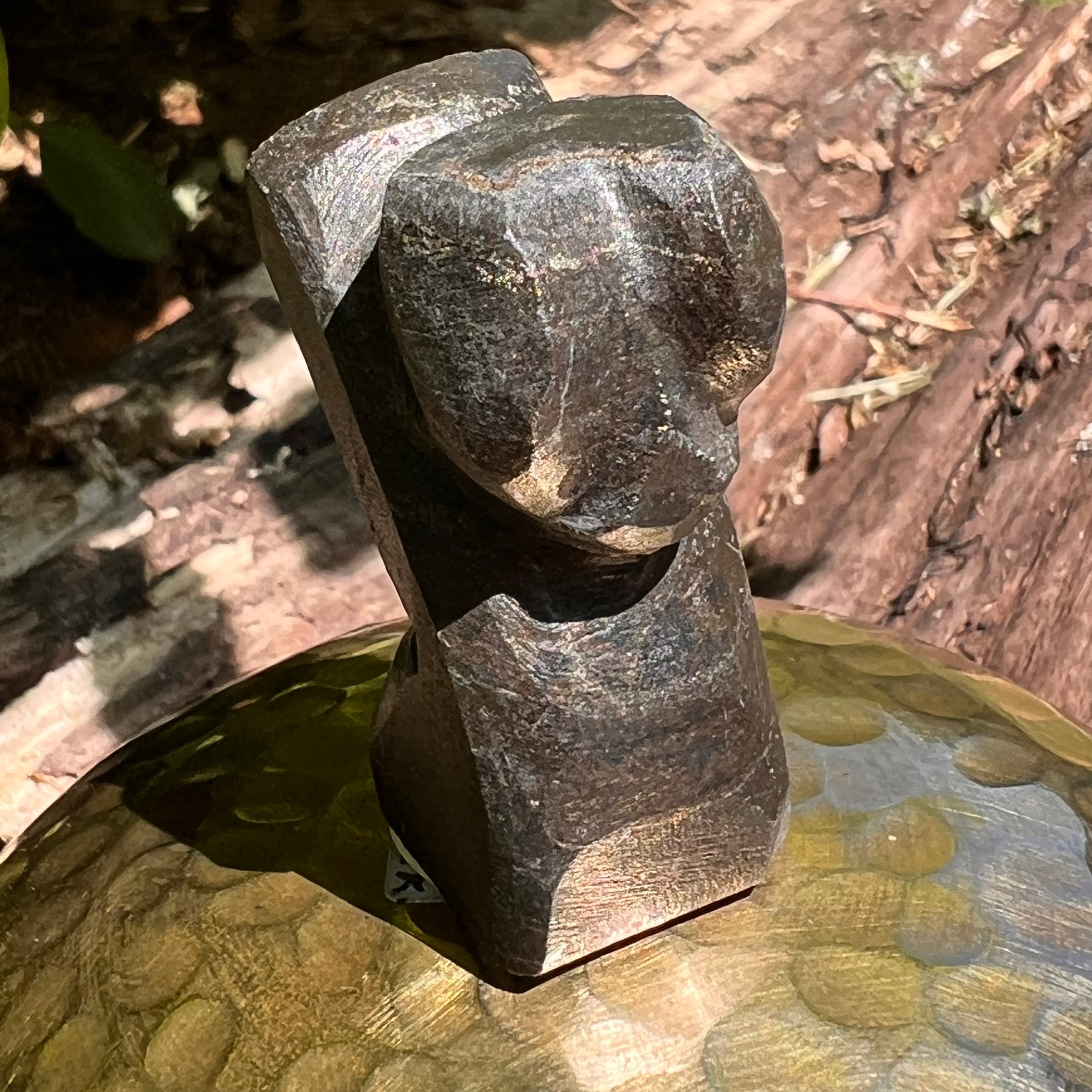 Alien Crystal Carving - Alienite® Star Being #25-Moldavite Life