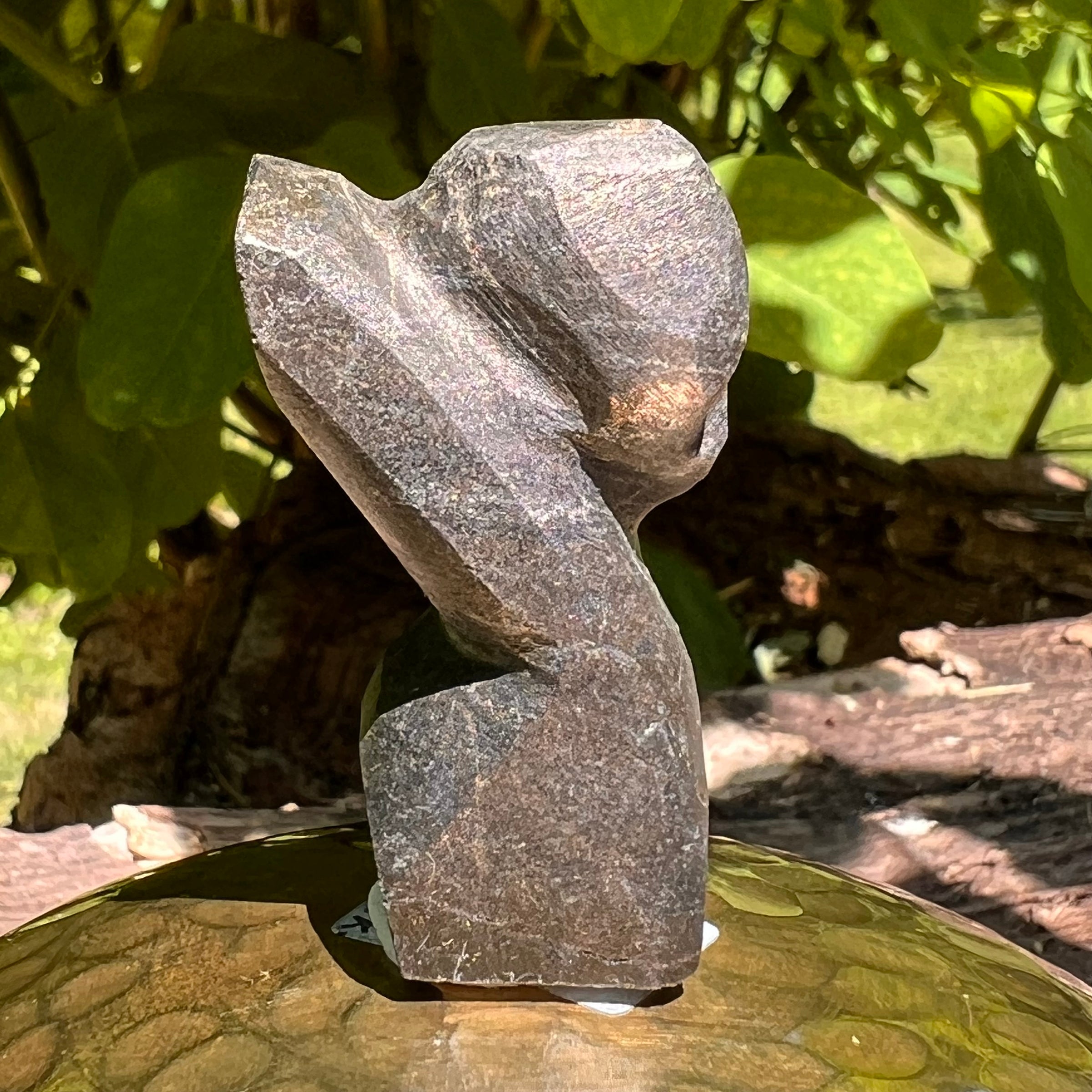 Alien Crystal Carving - Alienite® Star Being #25-Moldavite Life