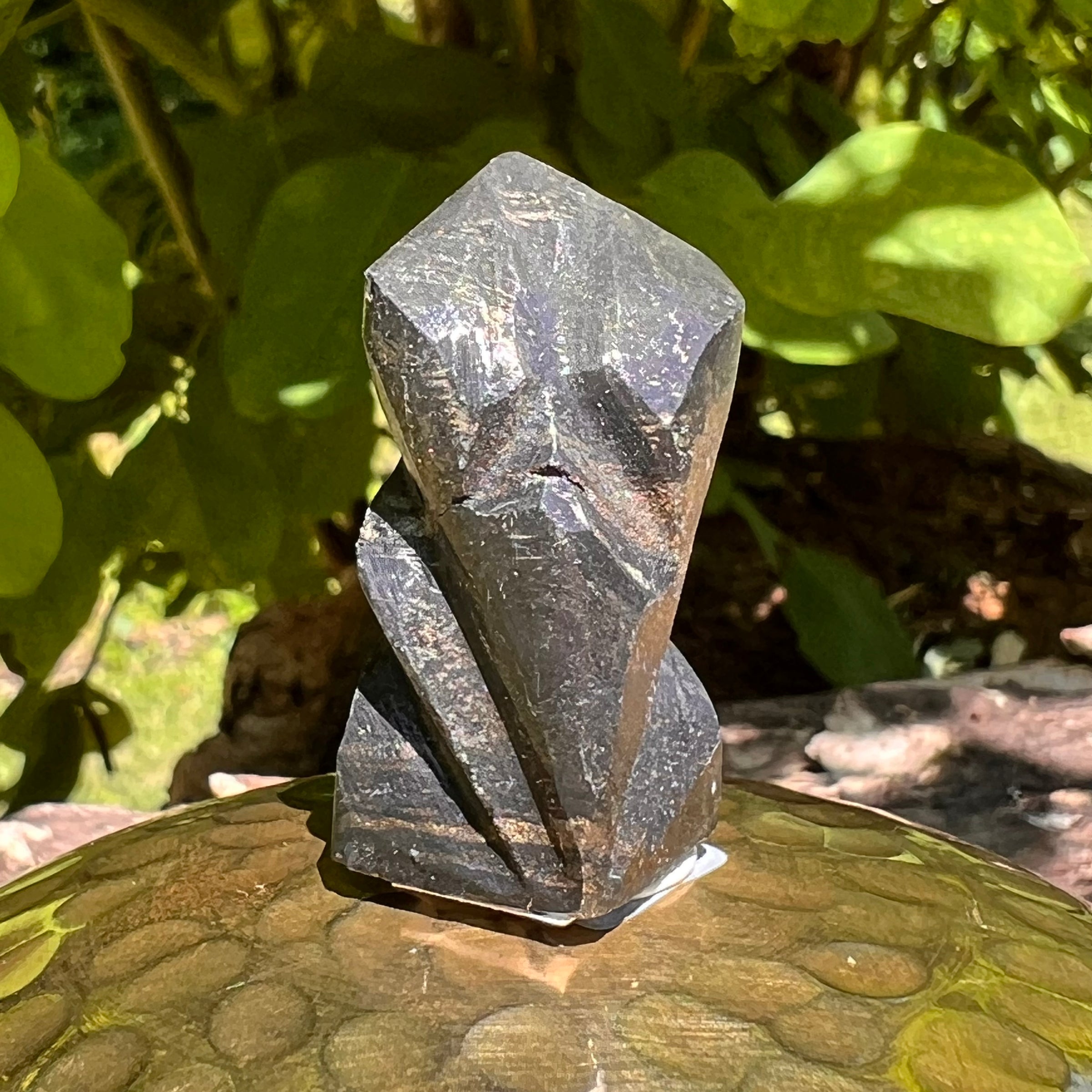 Alien Crystal Carving - Alienite® Star Being #26-Moldavite Life