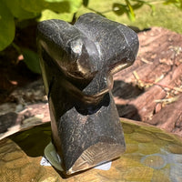 Alien Crystal Carving - Alienite® Star Being #27-Moldavite Life