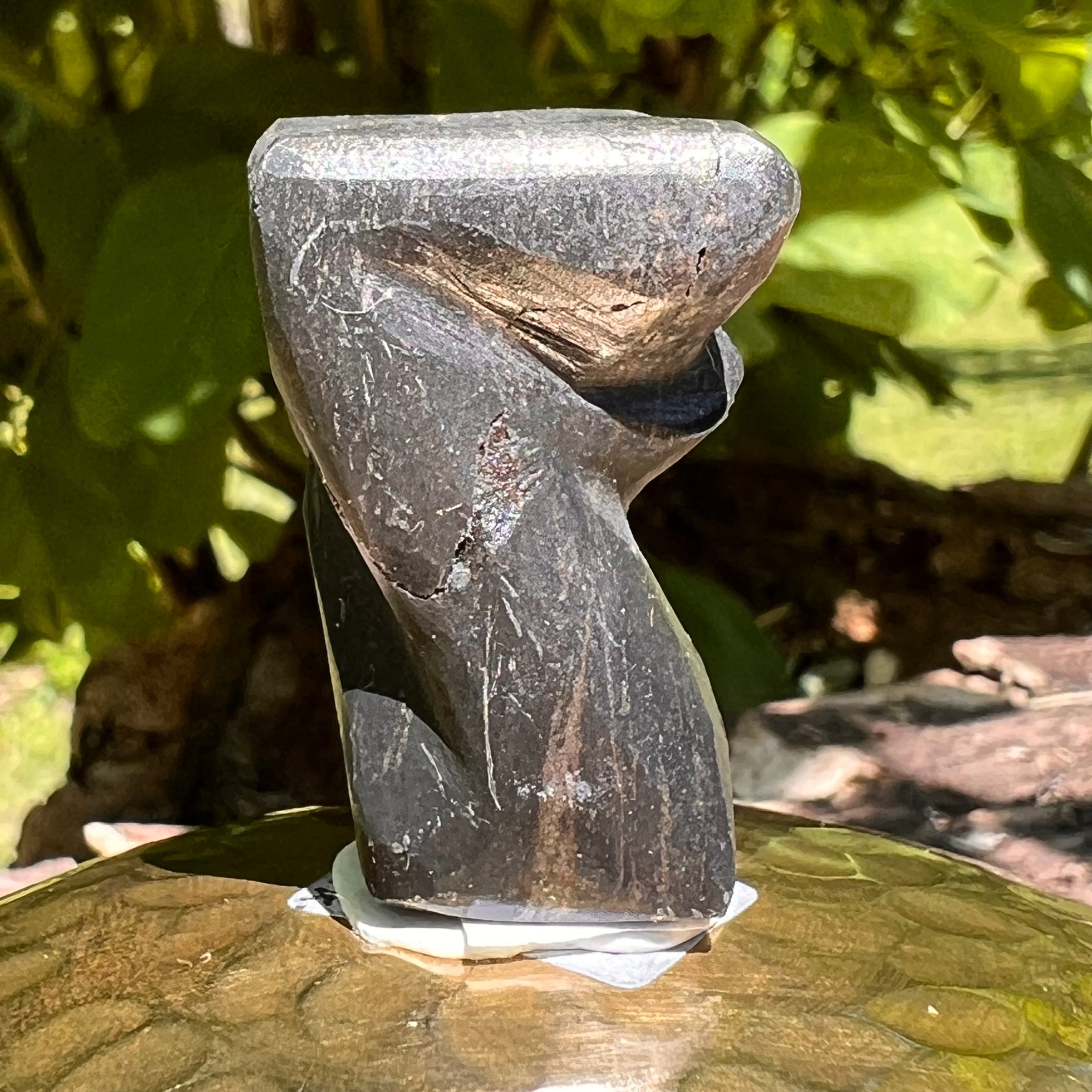 Alien Crystal Carving - Alienite® Star Being #27-Moldavite Life