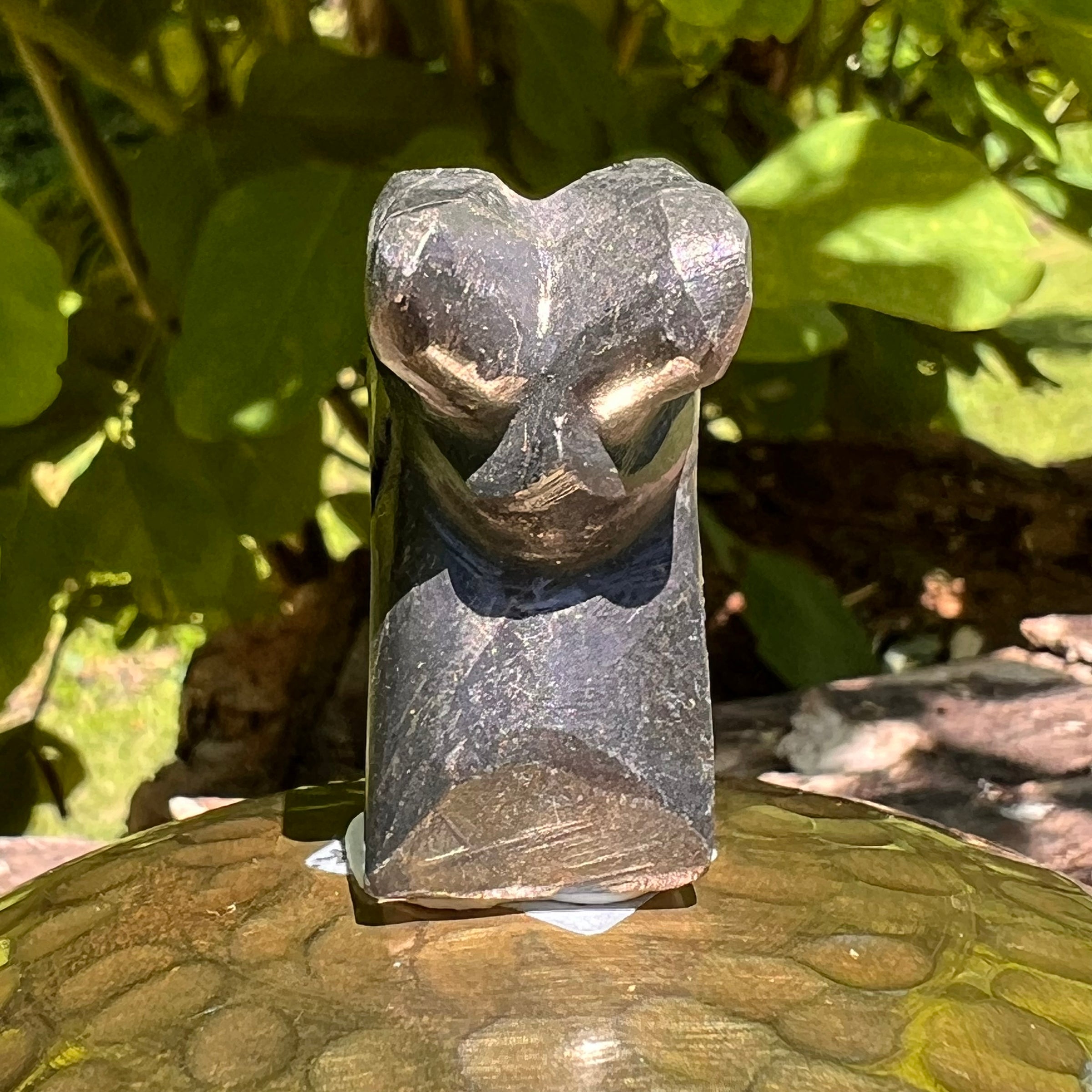 Alien Crystal Carving - Alienite® Star Being #27-Moldavite Life