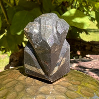 Alien Crystal Carving - Alienite® Star Being #28-Moldavite Life