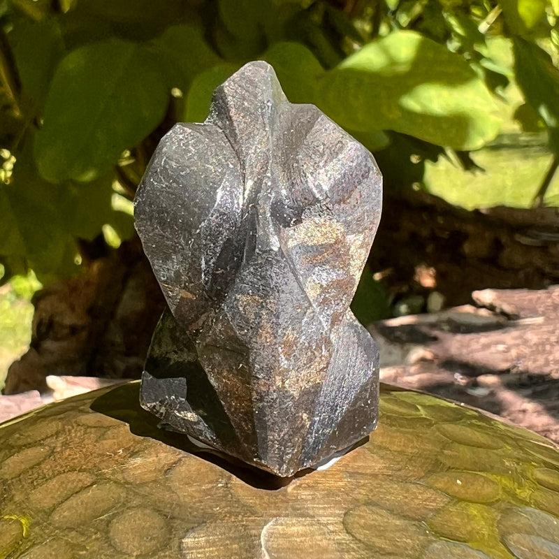 Alien Crystal Carving - Alienite® Star Being #29-Moldavite Life