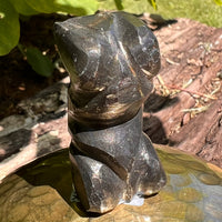 Alien Crystal Carving - Alienite® Star Being #30-Moldavite Life
