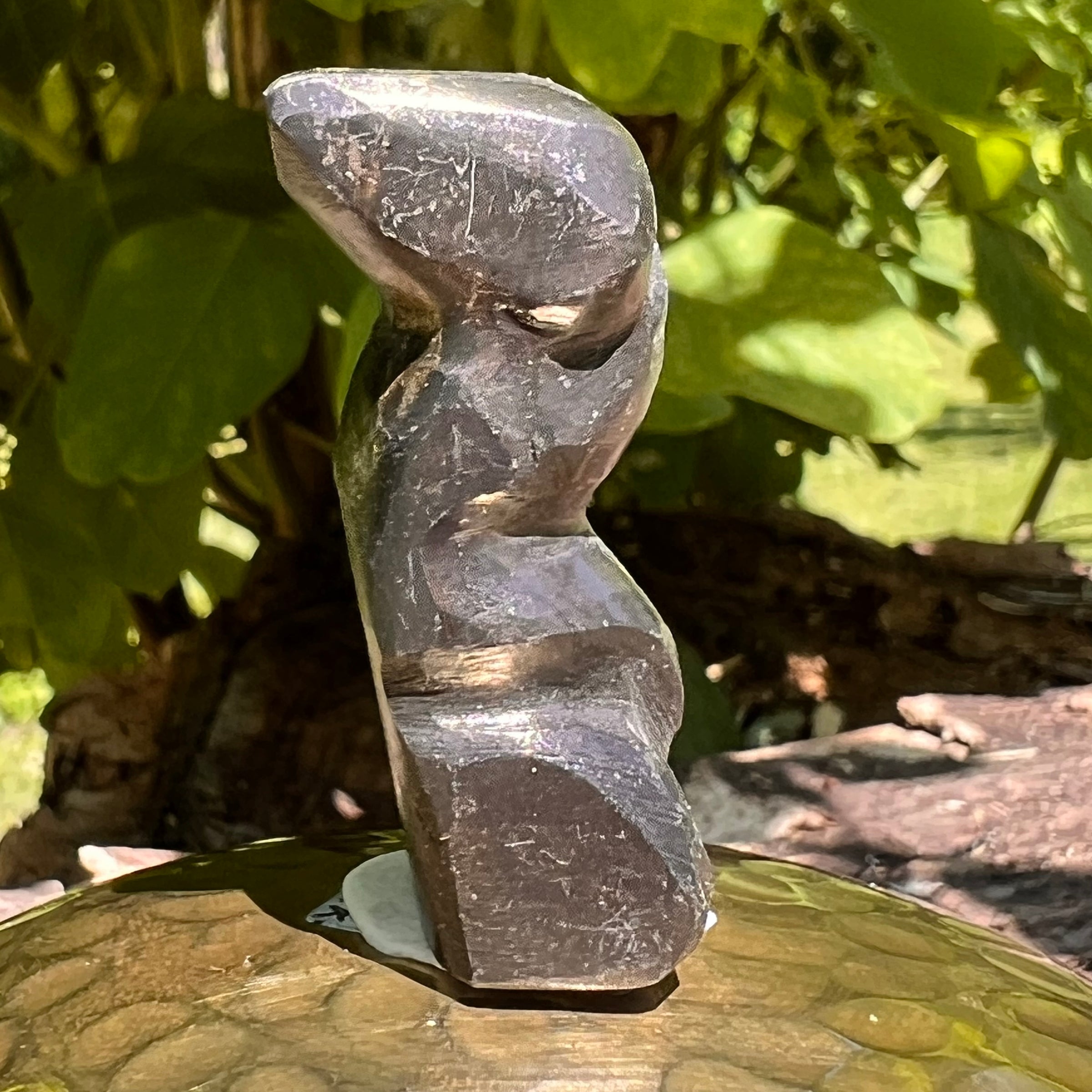 Alien Crystal Carving - Alienite® Star Being #30-Moldavite Life