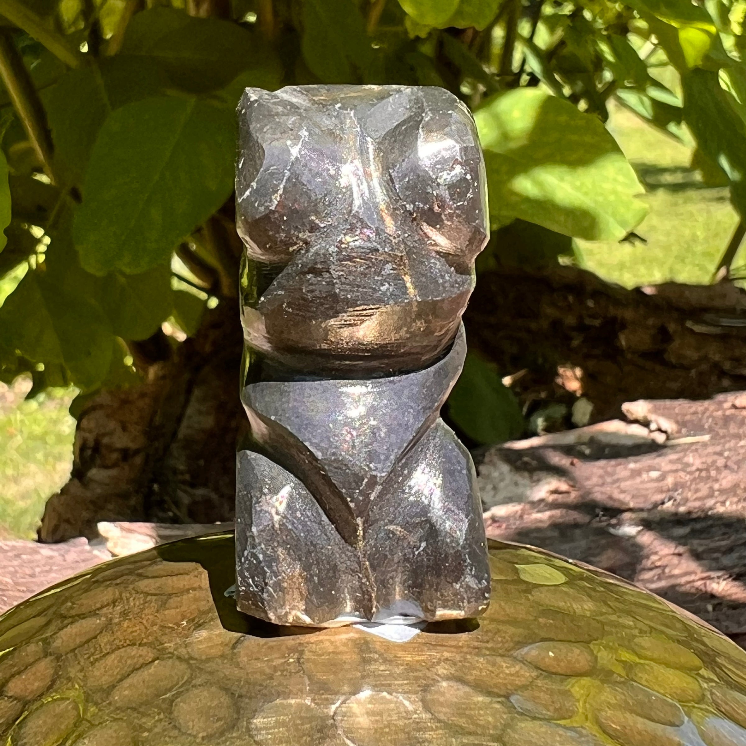Alien Crystal Carving - Alienite® Star Being #30-Moldavite Life