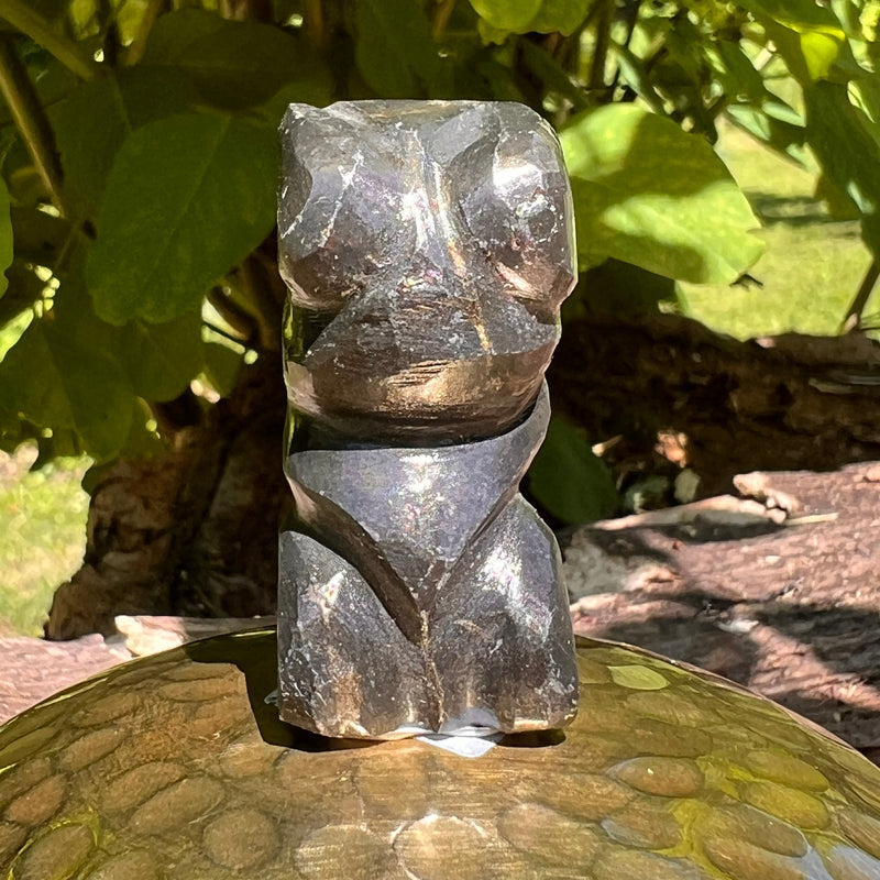 Alien Crystal Carving - Alienite® Star Being #30-Moldavite Life
