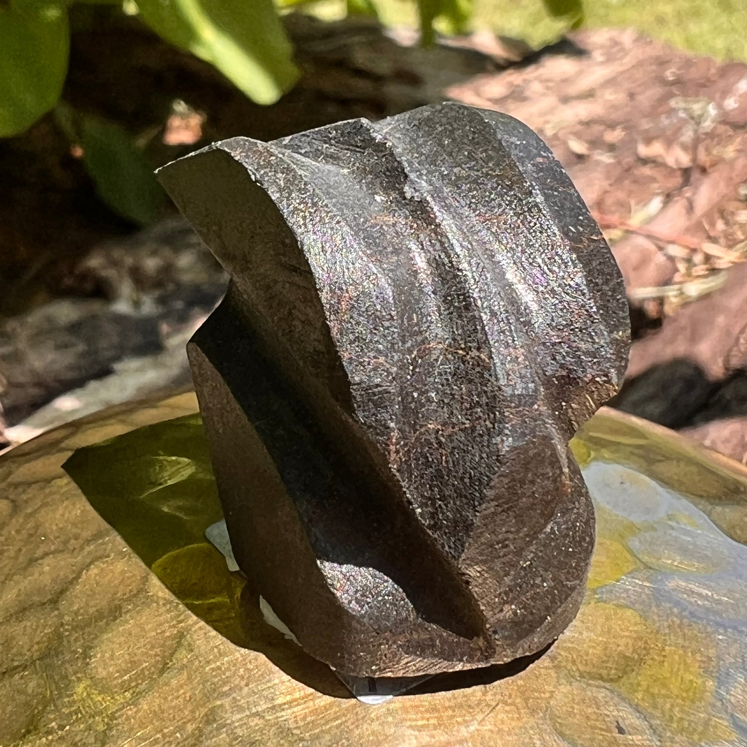 Alien Crystal Carving - Alienite® Star Being #34-Moldavite Life