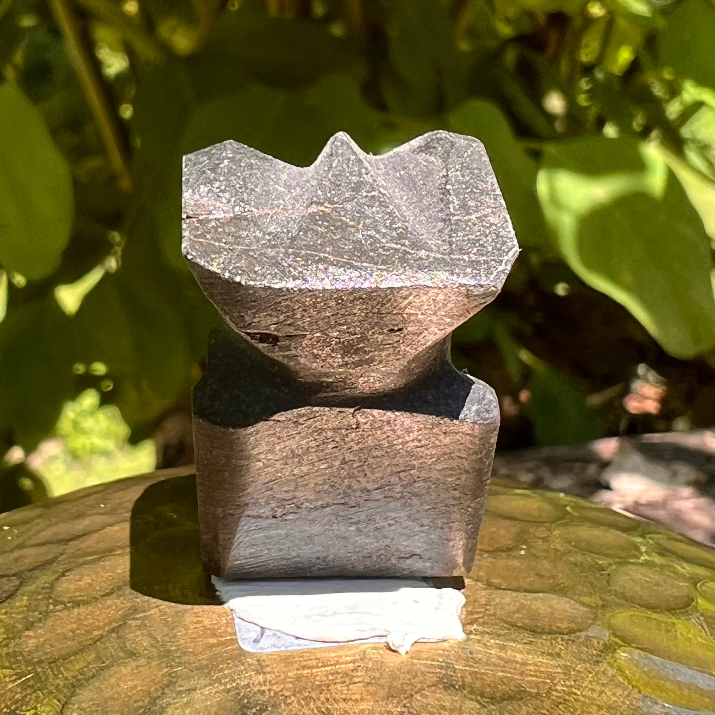Alien Crystal Carving - Alienite® Star Being #34-Moldavite Life