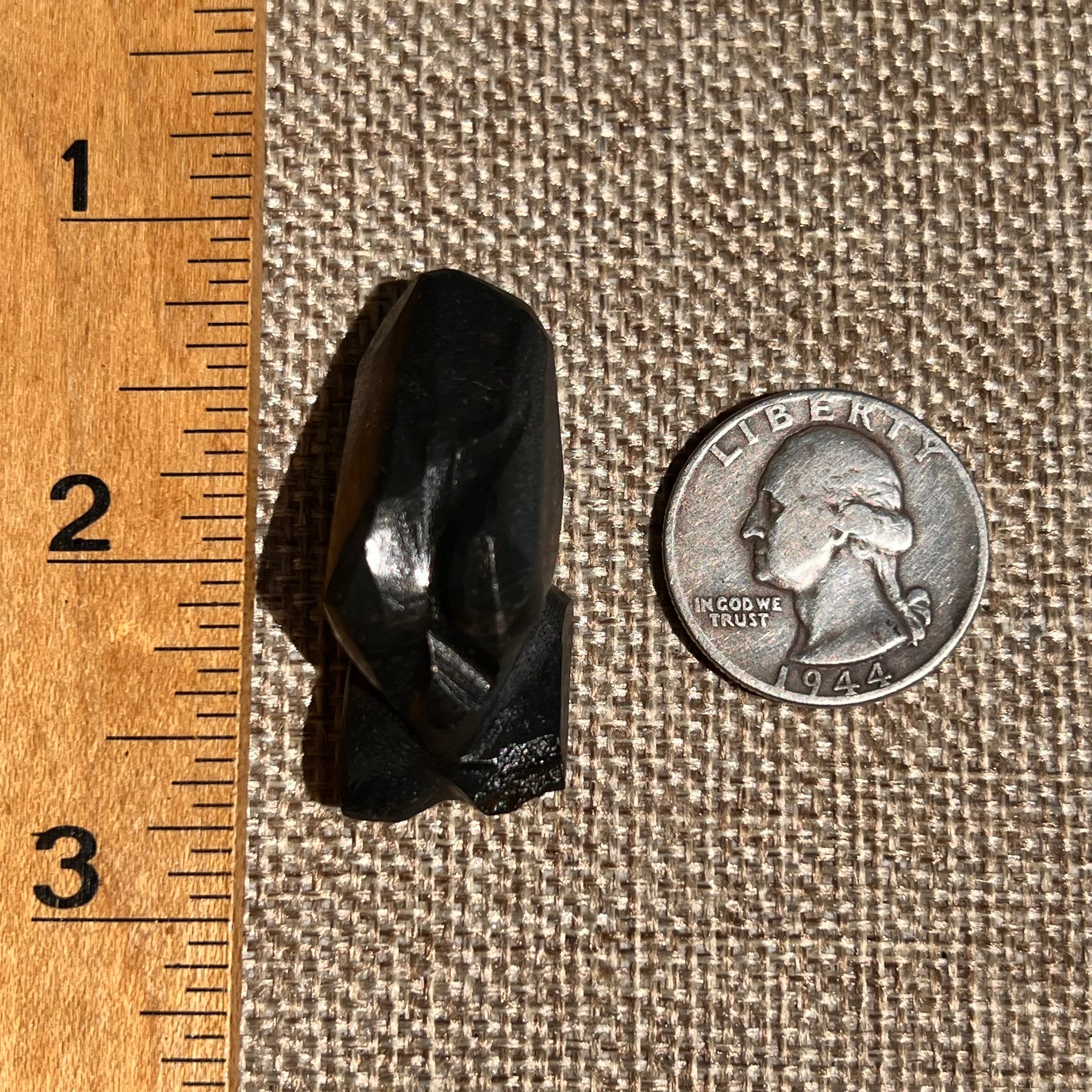 Alien Crystal Carving - Alienite® Star Being #35-Moldavite Life