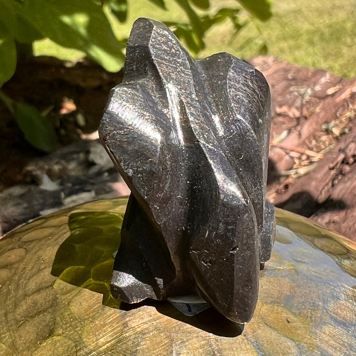 Alien Crystal Carving - Alienite® Star Being #36-Moldavite Life
