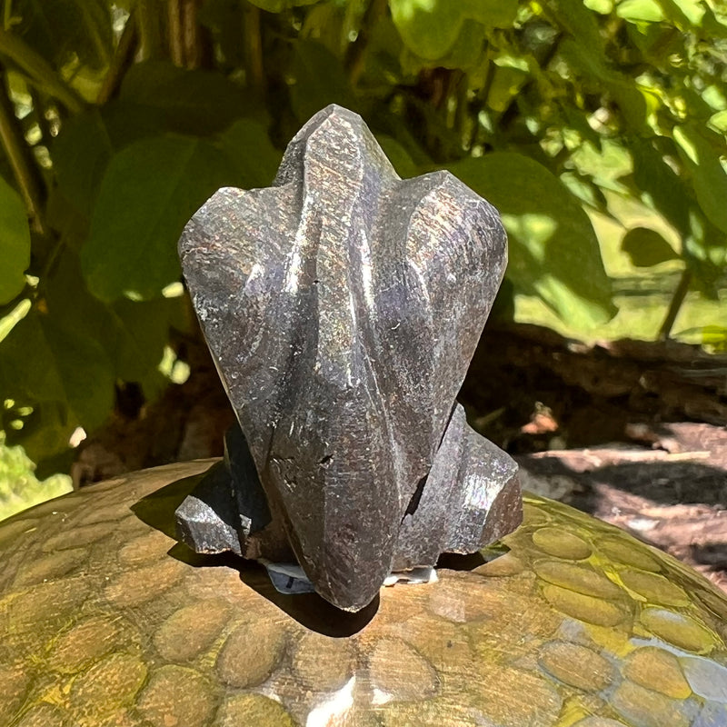 Alien Crystal Carving - Alienite® Star Being #36-Moldavite Life