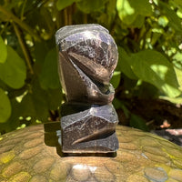 Alien Crystal Carving - Alienite® Star Being #37-Moldavite Life