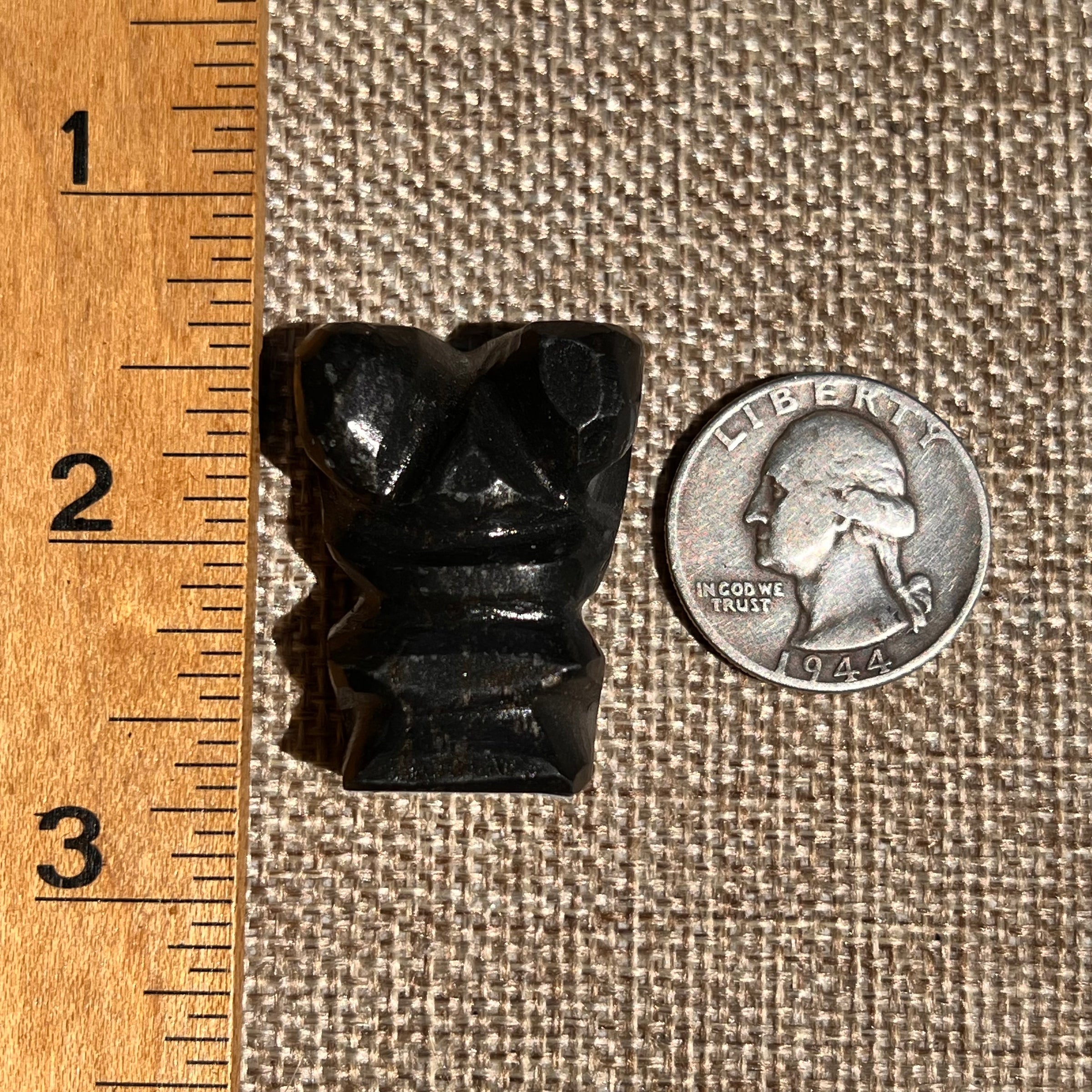 Alien Crystal Carving - Alienite® Star Being #37-Moldavite Life