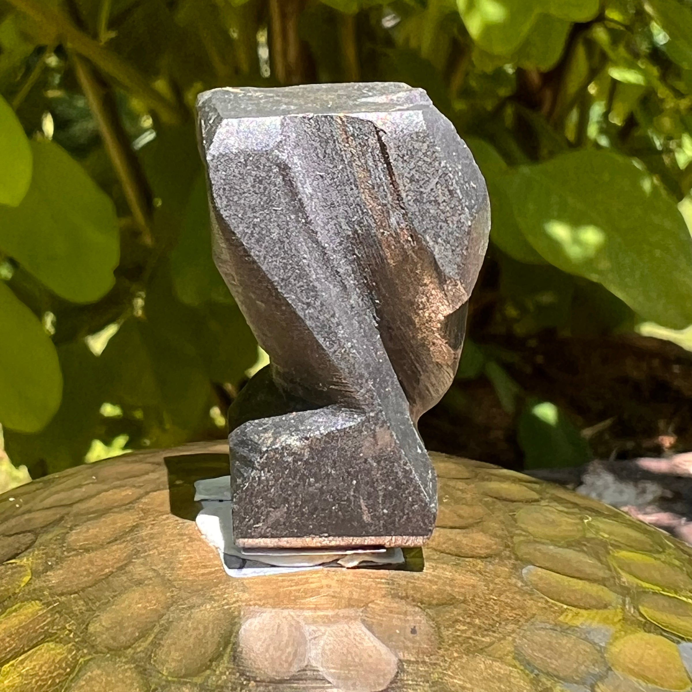 Alien Crystal Carving - Alienite® Star Being #38-Moldavite Life