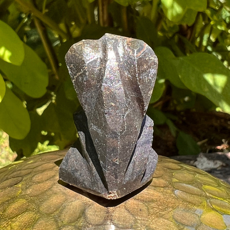 Alien Crystal Carving - Alienite® Star Being #39-Moldavite Life