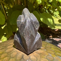 Alien Crystal Carving - Alienite® Star Being #41-Moldavite Life