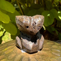 Alien Crystal Carving - Alienite® Star Being #45-Moldavite Life