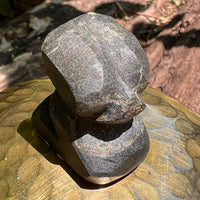 Alien Crystal Carving - Alienite® Star Being #47-Moldavite Life
