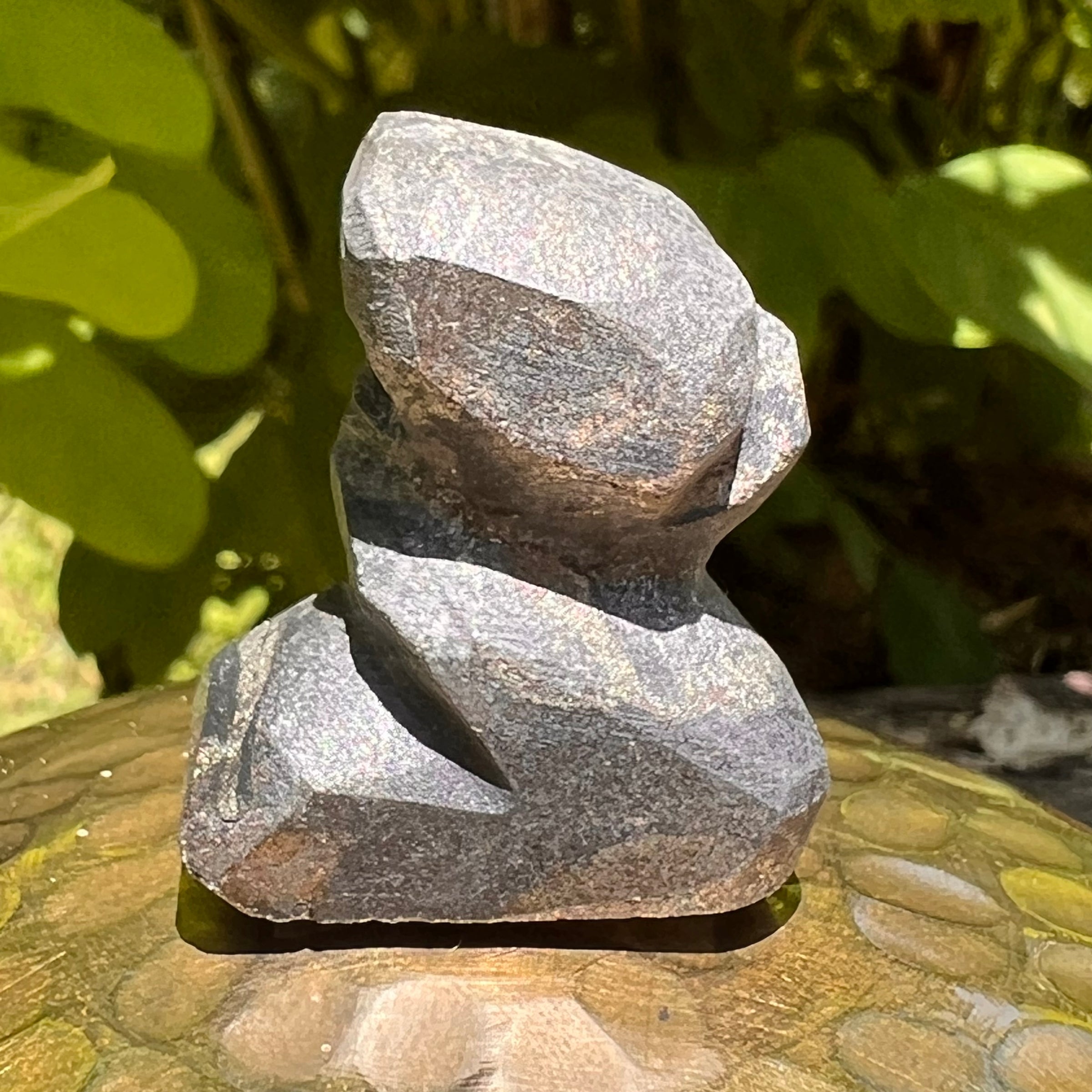 Alien Crystal Carving - Alienite® Star Being #47-Moldavite Life