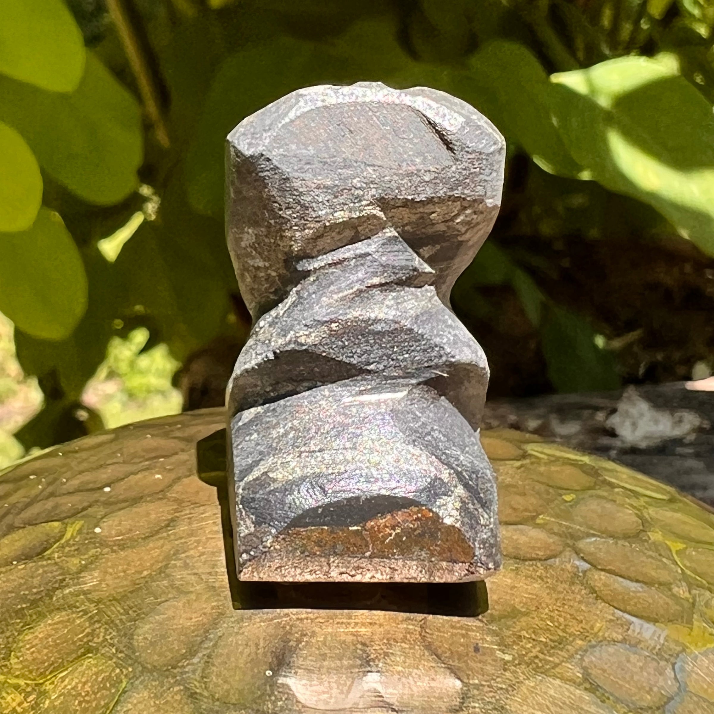 Alien Crystal Carving - Alienite® Star Being #47-Moldavite Life