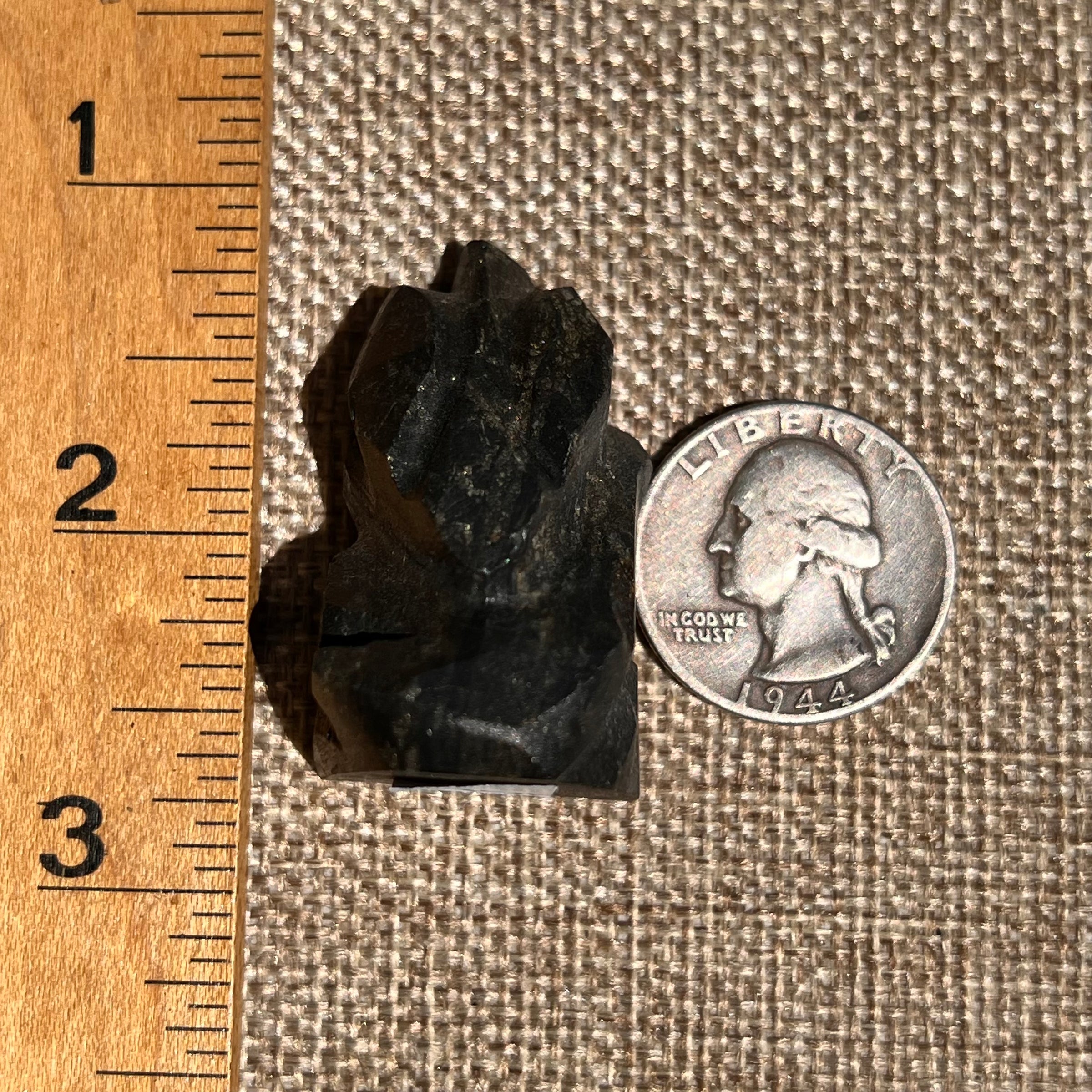 Alien Crystal Carving - Alienite® Star Being #48-Moldavite Life