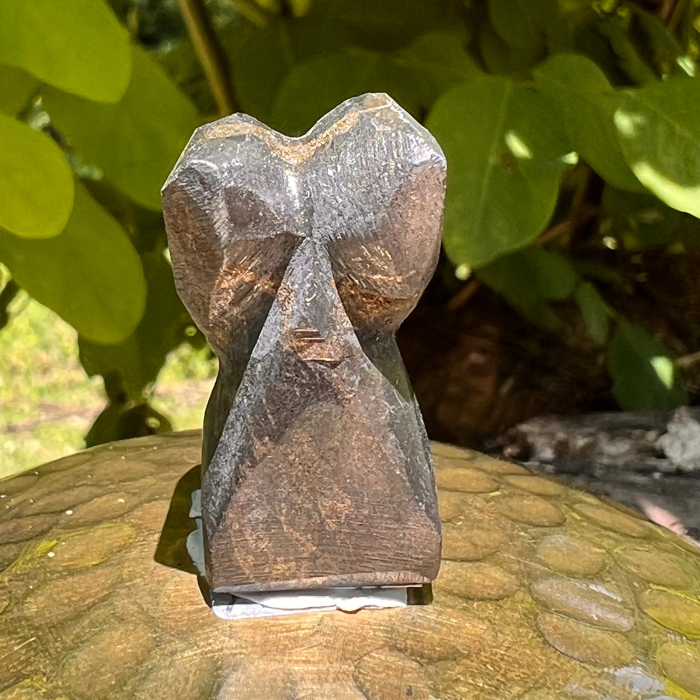 Alien Crystal Carving - Alienite® Star Being #49-Moldavite Life