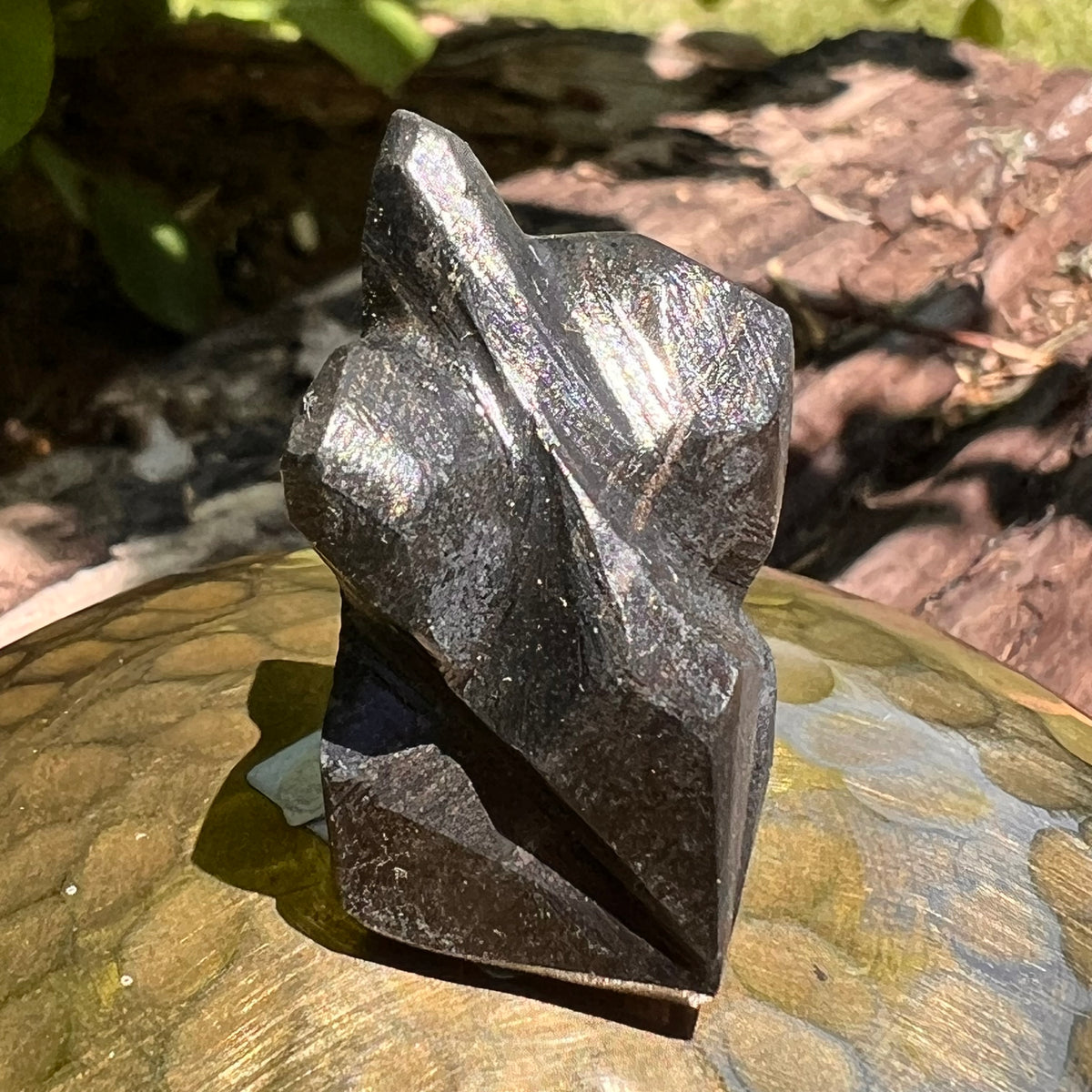 Alien Crystal Carving - Alienite® Star Being #50-Moldavite Life