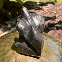 Alien Crystal Carving - Alienite® Star Being #50-Moldavite Life