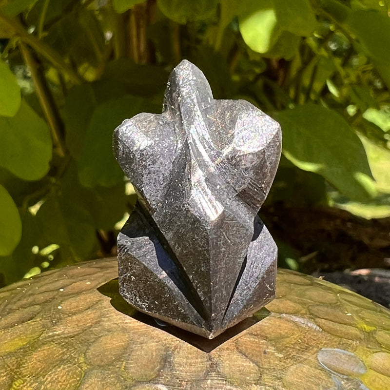Alien Crystal Carving - Alienite® Star Being #50-Moldavite Life