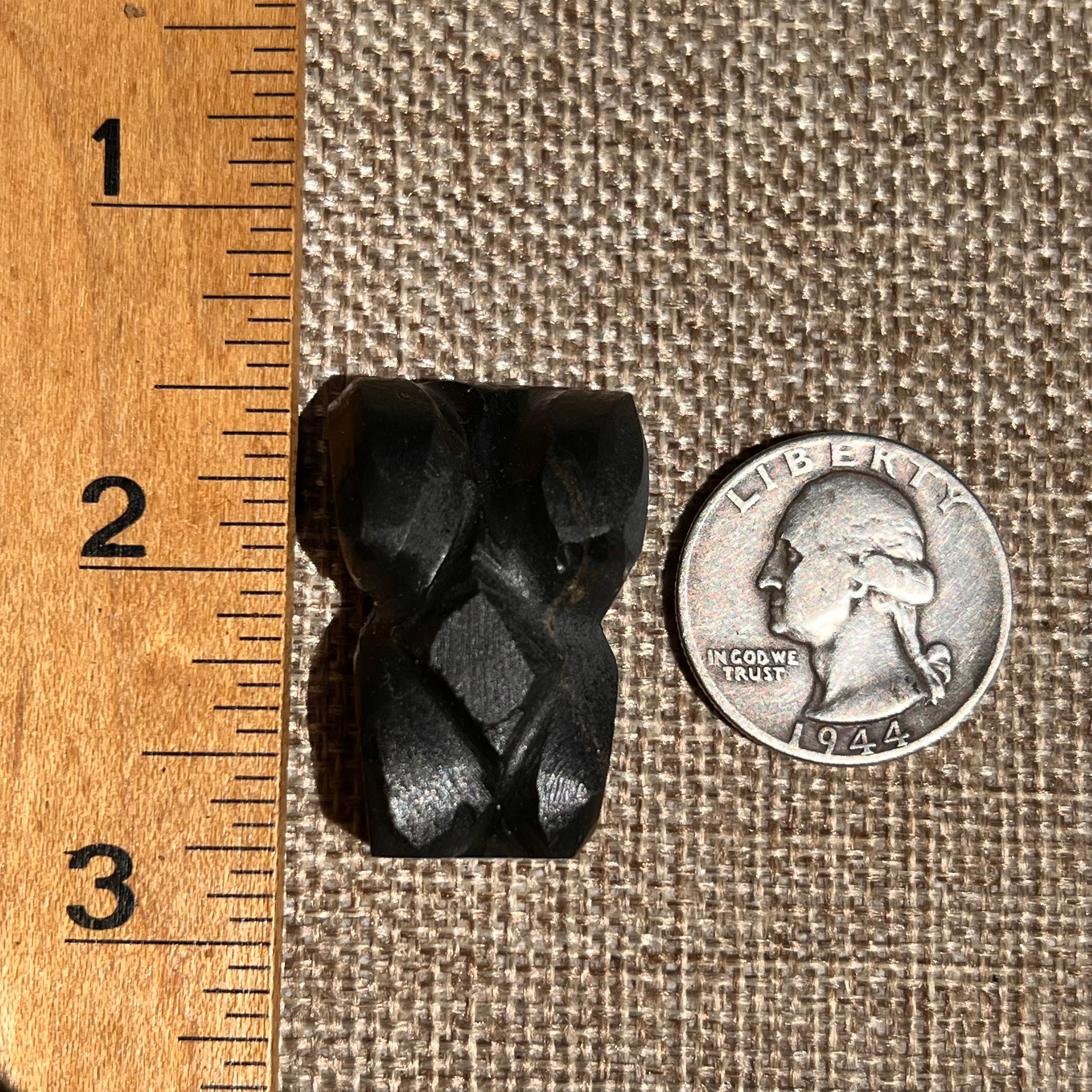 Alien Crystal Carving - Alienite® Star Being #51-Moldavite Life