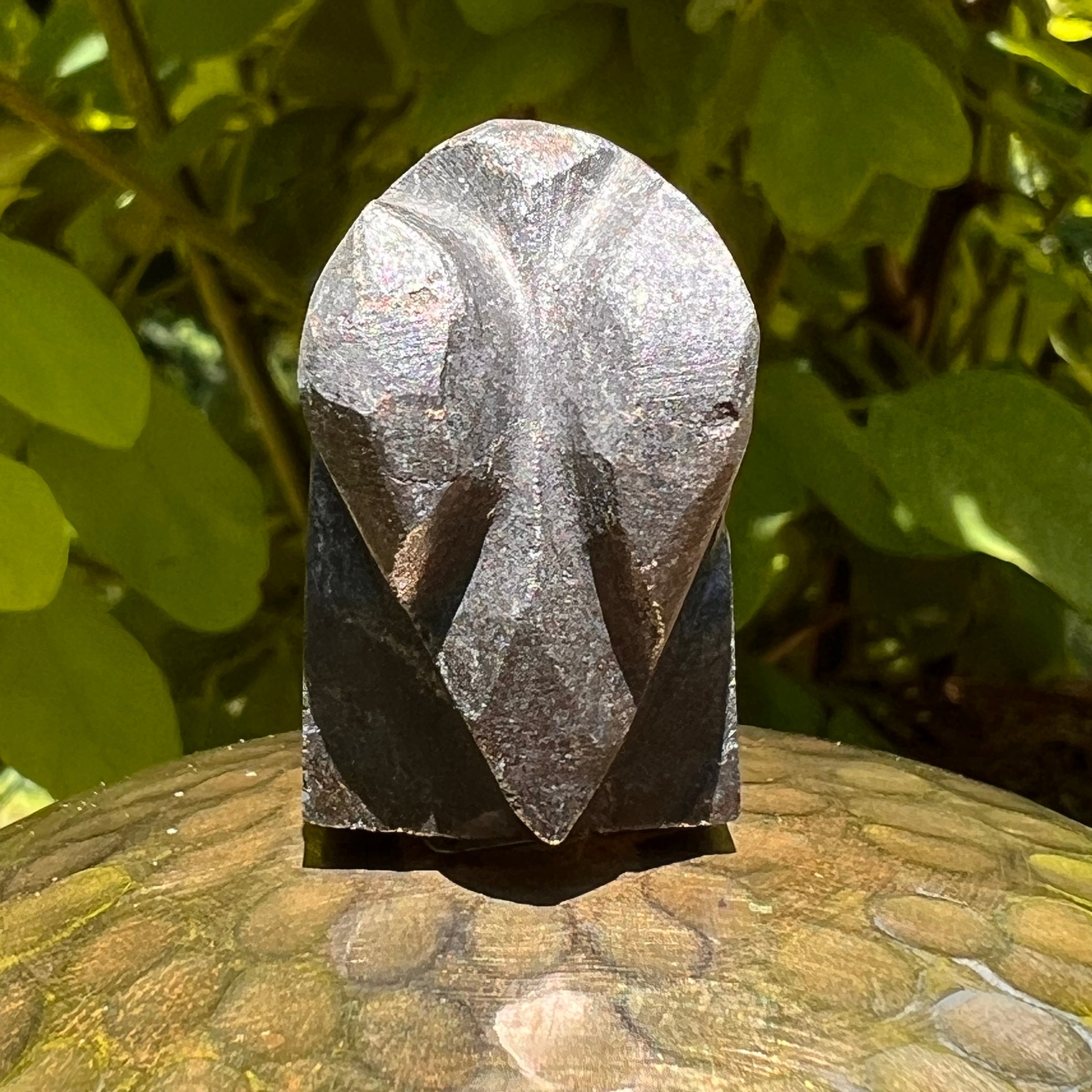 Alien Crystal Carving - Alienite® Star Being #54-Moldavite Life