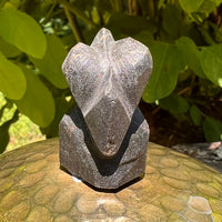 Alien Crystal Carving - Alienite® Star Being #57-Moldavite Life
