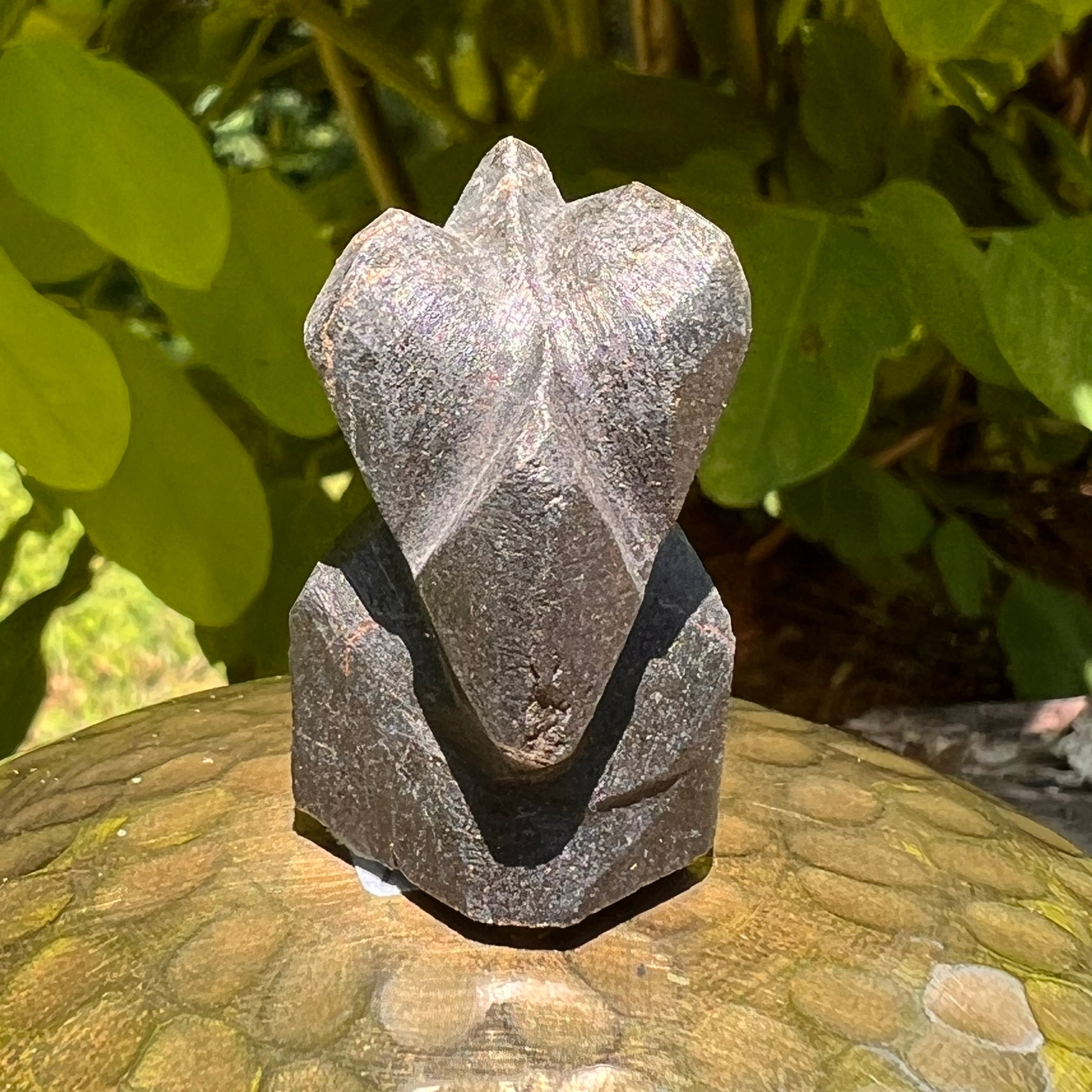 Alien Crystal Carving - Alienite® Star Being #57-Moldavite Life