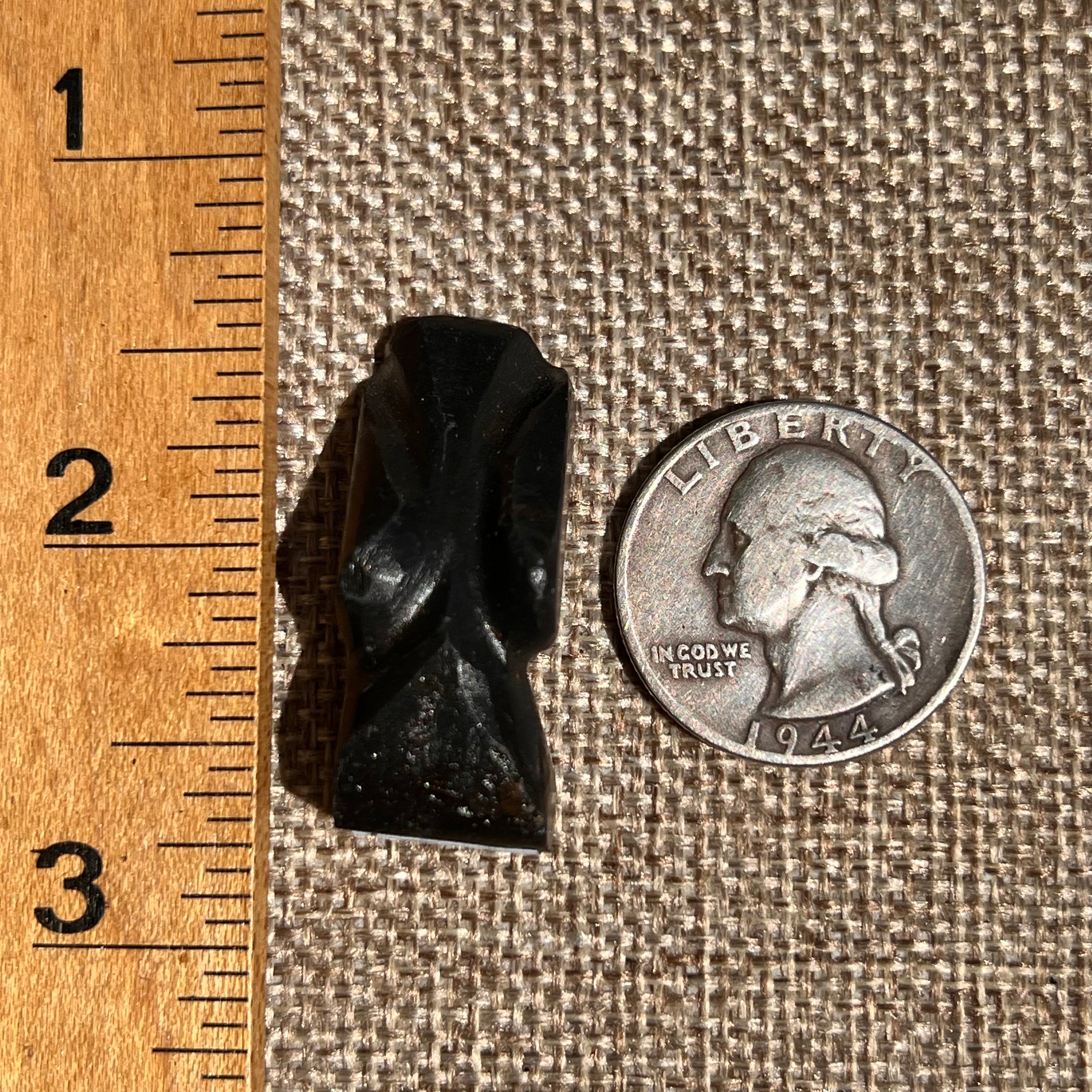 Alien Crystal Carving - Alienite® Star Being #59-Moldavite Life