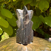 Alien Crystal Carving - Alienite® Star Being #61-Moldavite Life