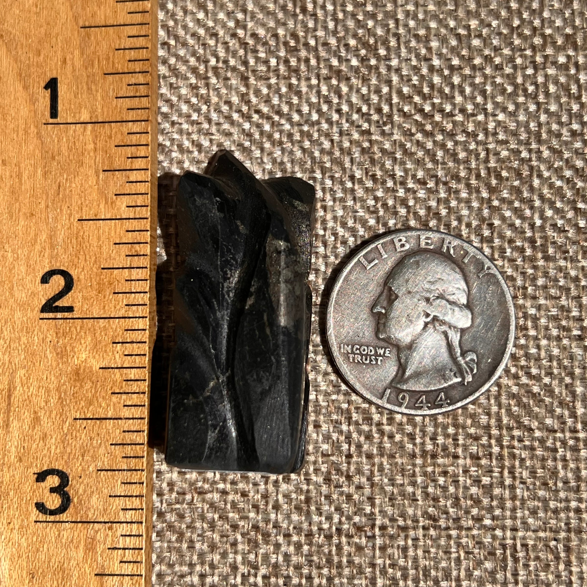 Alien Crystal Carving - Alienite® Star Being #61-Moldavite Life