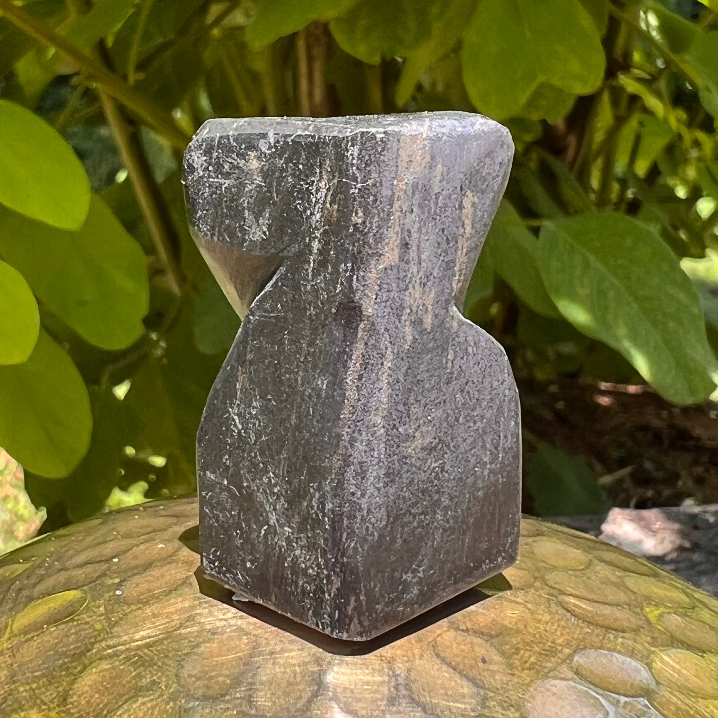 Alien Crystal Carving - Alienite® Star Being #62-Moldavite Life