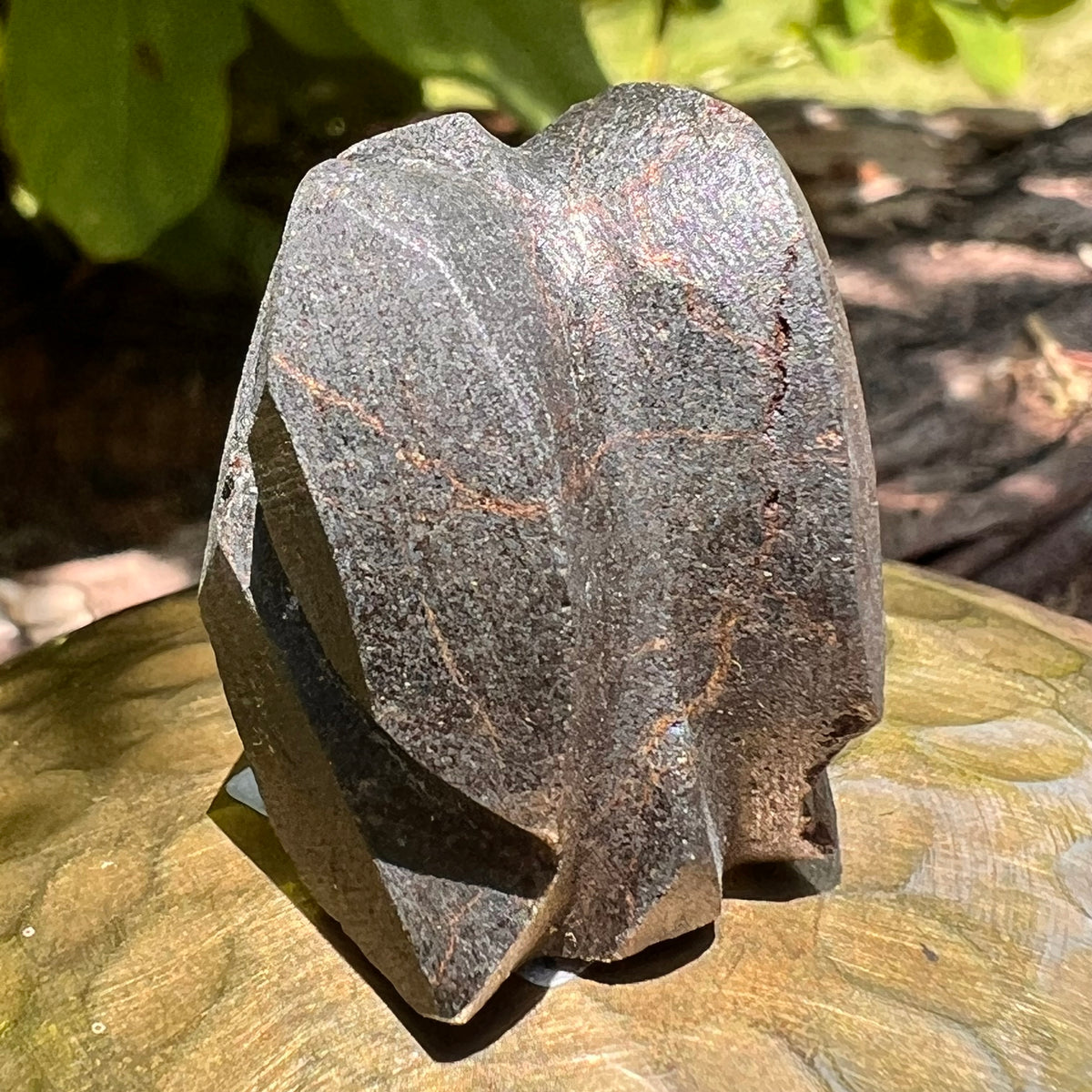 Alien Crystal Carving - Alienite® Star Being #64-Moldavite Life