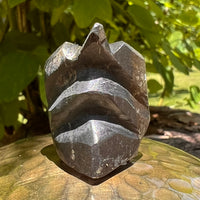 Alien Crystal Carving - Alienite® Star Being #65-Moldavite Life