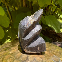 Alien Crystal Carving - Alienite® Star Being #65-Moldavite Life
