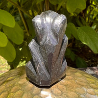 Alien Crystal Carving - Alienite® Star Being #67-Moldavite Life