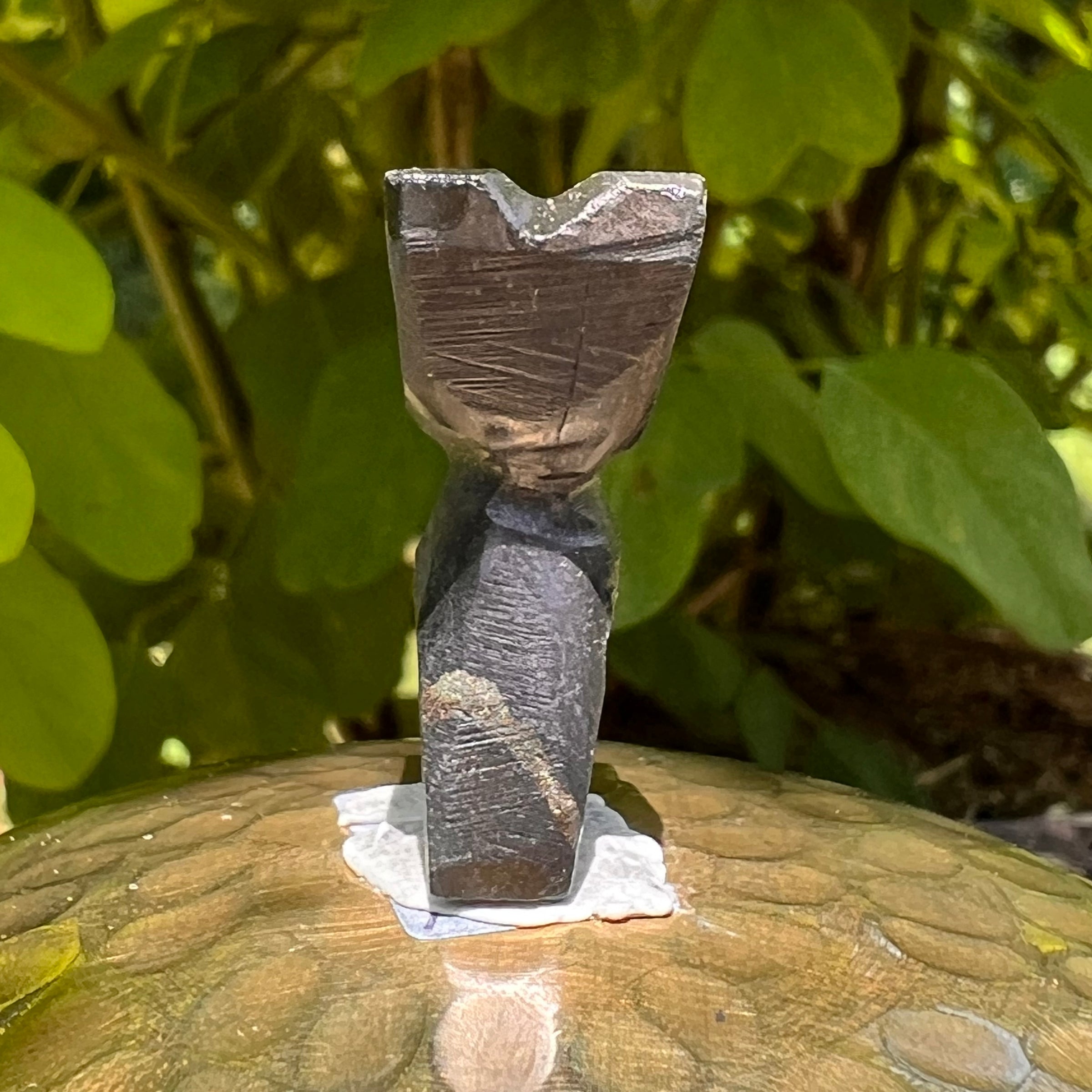 Alien Crystal Carving - Alienite® Star Being #69-Moldavite Life