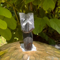 Alien Crystal Carving - Alienite® Star Being #69-Moldavite Life